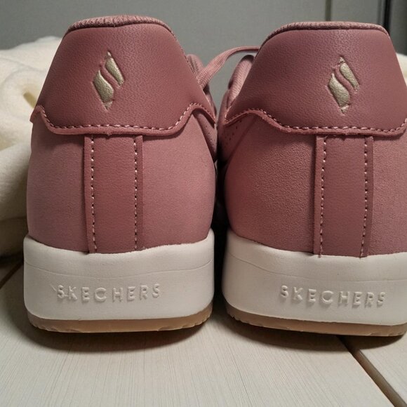 Skechers Los Angeles WOMENS Pink ROSE Shoes Sneakers Sz 9.5 New W Tags - Picture 2 of 4